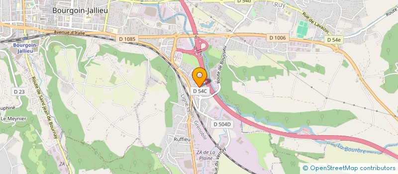 localisation de l'entreprise MONSIEUR VALENTIN DELANGLE  L'ISLE-D'ABEAU