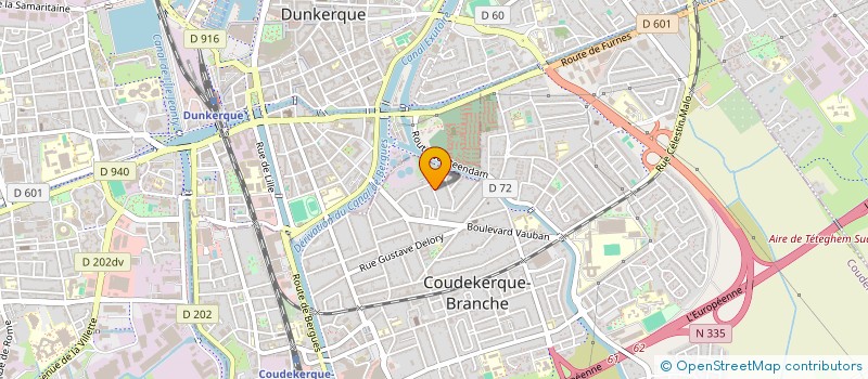 localisation de l'entreprise MONSIEUR VALENTIN DELANNOYE à DUNKERQUE