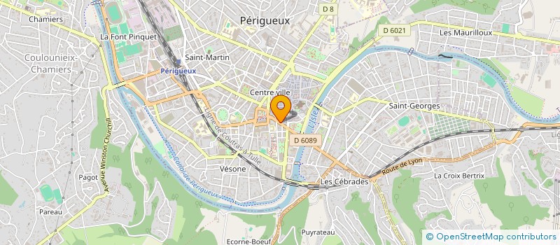 localisation de l'entreprise MONSIEUR VALENTIN DELANYS  PERIGUEUX