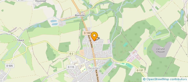 localisation de l'entreprise MONSIEUR VALENTIN DELARUE  NOAILLES