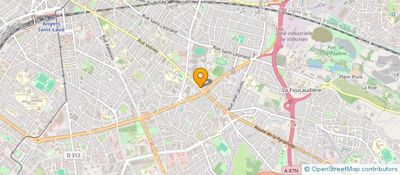 localisation de l'entreprise MONSIEUR VALENTIN DELAUNE  ANGERS