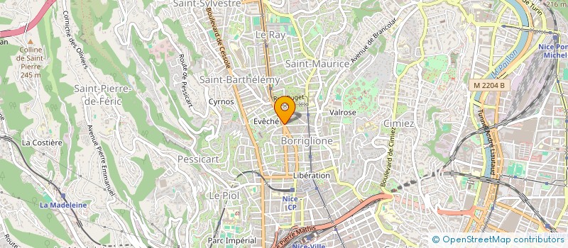 localisation de l'entreprise MONSIEUR VALENTIN DELLI PIZZI  NICE