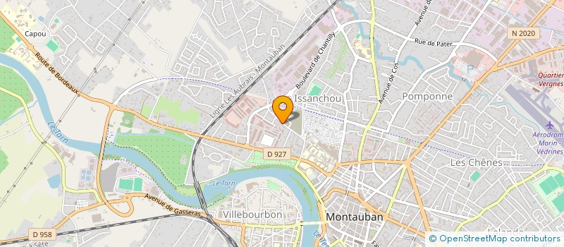 localisation de l'entreprise MONSIEUR VALENTIN DELPECH  MONTAUBAN