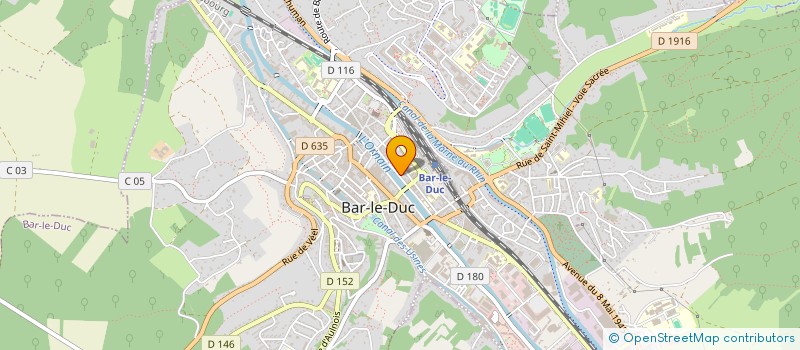 localisation de l'entreprise MONSIEUR VALENTIN DELTRIEUX à BAR-LE-DUC