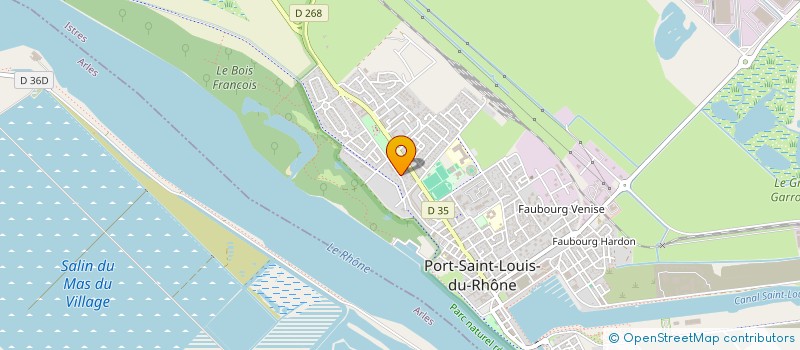 localisation de l'entreprise MONSIEUR VALENTIN DERUNDER à PORT-SAINT-LOUIS-DU-RHONE