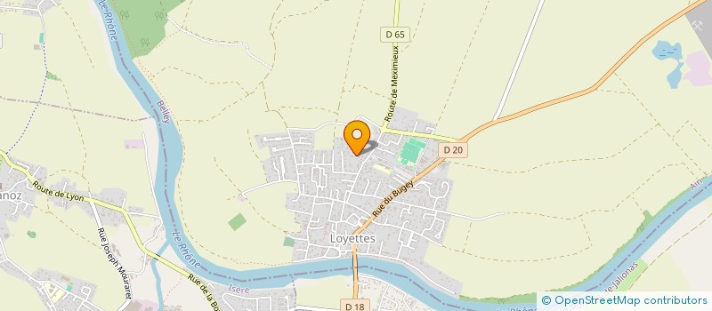 localisation de l'entreprise MONSIEUR VALENTIN DESBORDES à LOYETTES