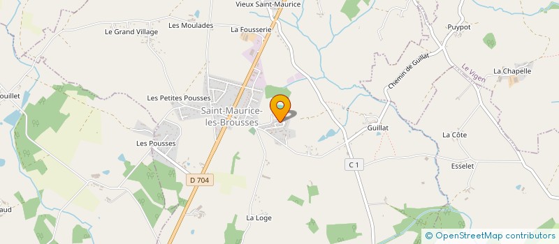localisation de l'entreprise MONSIEUR VALENTIN DESNOYER à SAINT-MAURICE-LES-BROUSSES