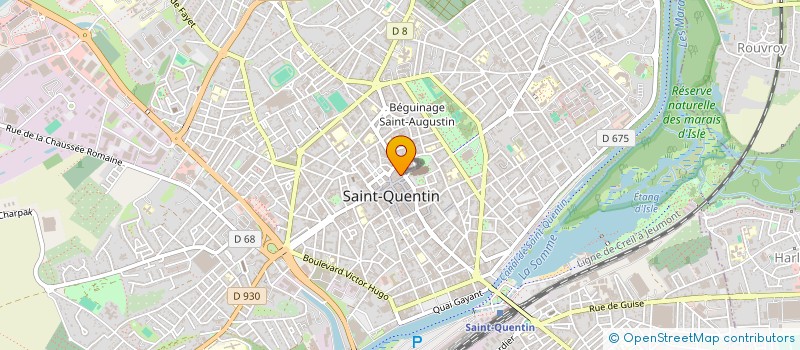localisation de l'entreprise MONSIEUR VALENTIN DESSENNE à SAINT-QUENTIN