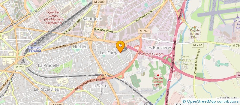 localisation de l'entreprise MONSIEUR VALENTIN DETTINGER à CLERMONT-FERRAND