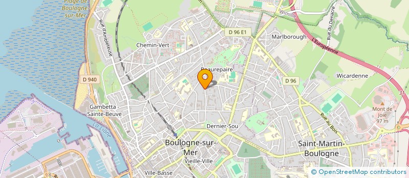 localisation de l'entreprise MONSIEUR VALENTIN DETUNCQ à BOULOGNE-SUR-MER