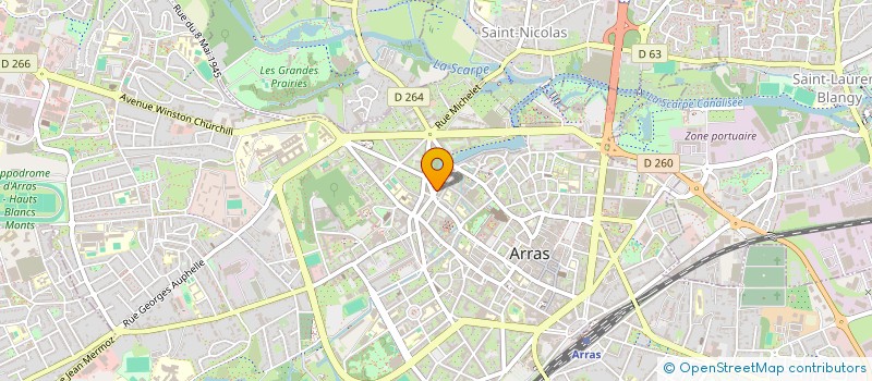 localisation de l'entreprise MONSIEUR VALENTIN DHAEYE à ARRAS