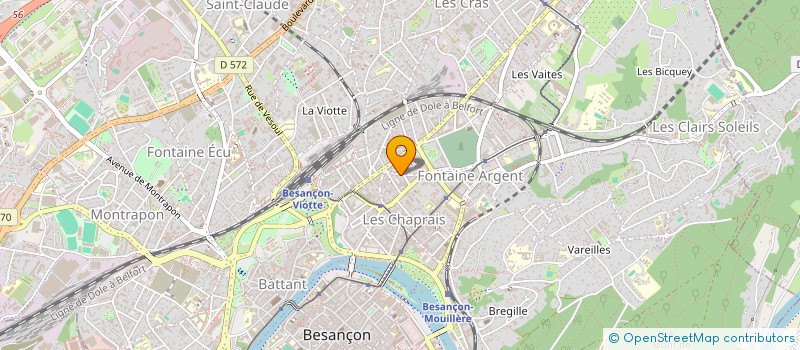 localisation de l'entreprise MONSIEUR VALENTIN DORMOY  BESANCON