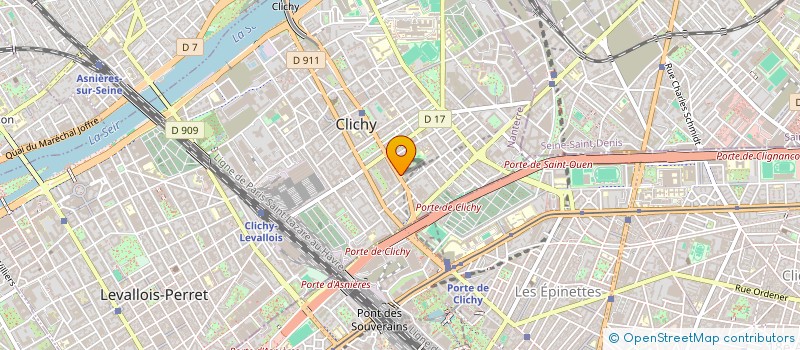 localisation de l'entreprise MONSIEUR VALENTIN DOUAIS à CLICHY