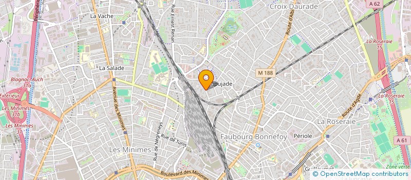 localisation de l'entreprise MONSIEUR VALENTIN DOUMENG à TOULOUSE