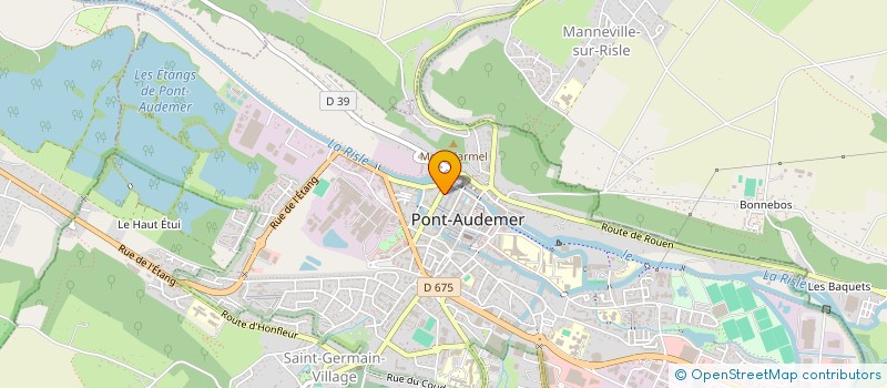 localisation de l'entreprise MONSIEUR VALENTIN DOYON  PONT-AUDEMER