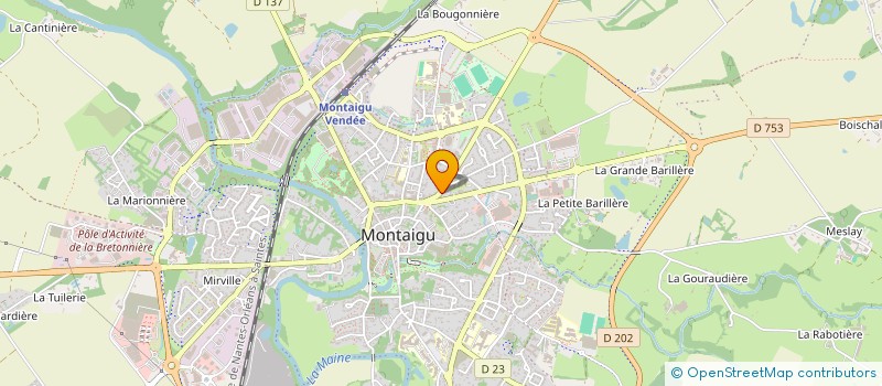 localisation de l'entreprise MONSIEUR VALENTIN DRISSI à MONTAIGU-VENDEE