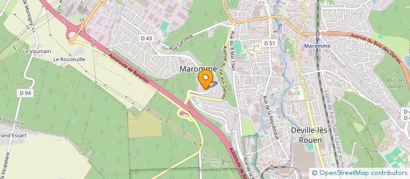 localisation de l'entreprise MONSIEUR VALENTIN DUBESSY  MAROMME