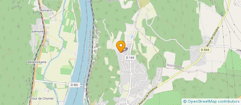 localisation de l'entreprise MONSIEUR VALENTIN DUBOIS  DONZERE