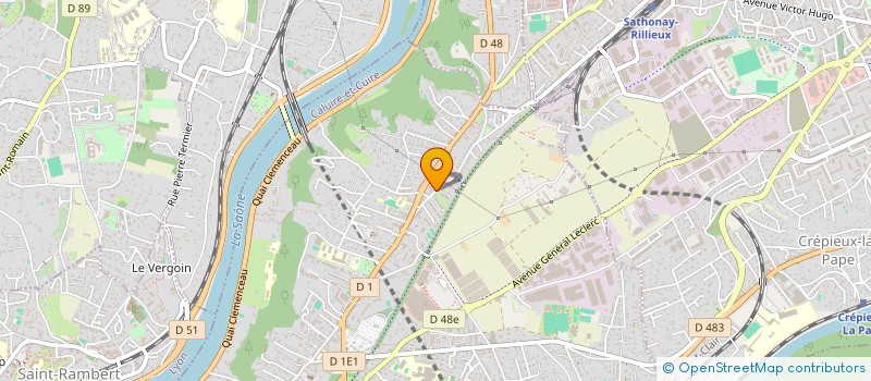 localisation de l'entreprise MONSIEUR VALENTIN DUBOIS  CALUIRE-ET-CUIRE