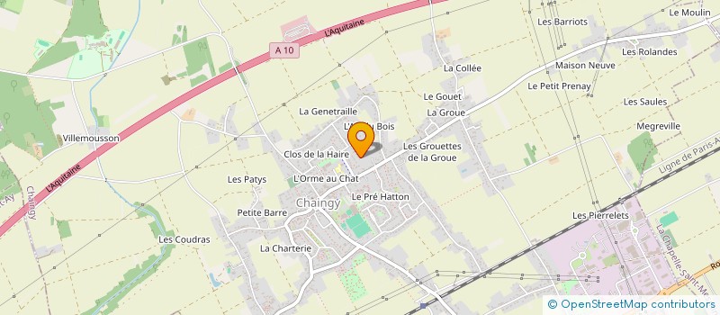 localisation de l'entreprise MONSIEUR VALENTIN DUBOIS-PIVOT à CHAINGY