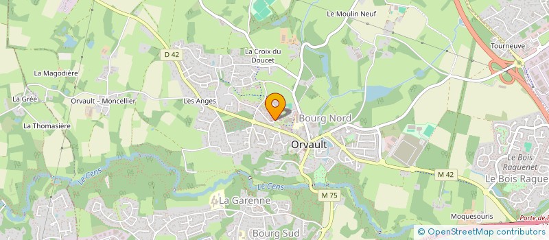 localisation de l'entreprise MONSIEUR VALENTIN DUBOSC  ORVAULT