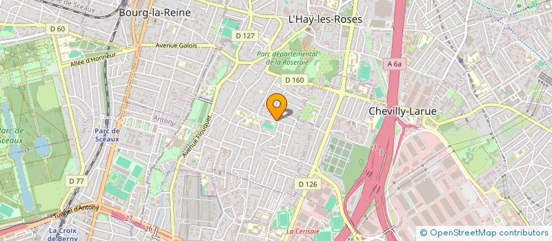 localisation de l'entreprise MONSIEUR VALENTIN DUCOUT  L'HAY-LES-ROSES