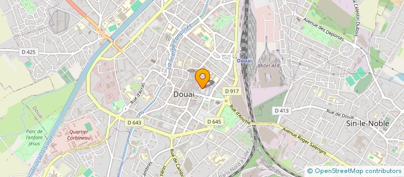 localisation de l'entreprise MONSIEUR VALENTIN DUFOREAU à DOUAI