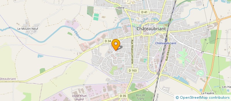 localisation de l'entreprise MONSIEUR VALENTIN DUMITRU  CHATEAUBRIANT