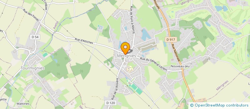 localisation de l'entreprise MONSIEUR VALENTIN DUMORTIER  MONCHEAUX