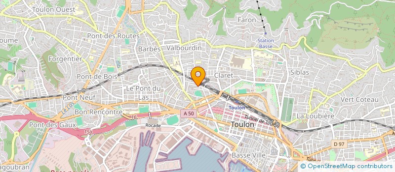 localisation de l'entreprise MONSIEUR VALENTIN DUPOUY  TOULON