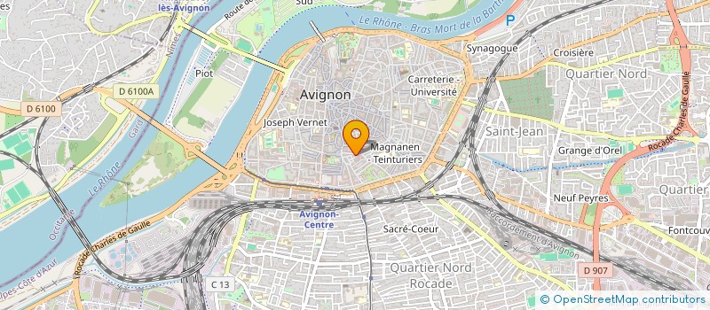 localisation de l'entreprise MONSIEUR VALENTIN DUPOYET  AVIGNON