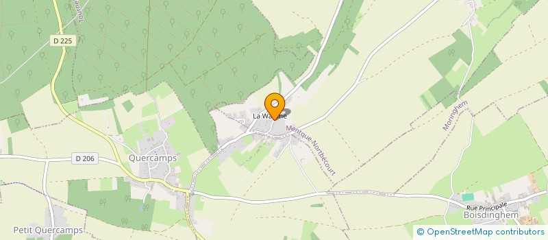 localisation de l'entreprise MONSIEUR VALENTIN DUQUESNE  MENTQUE-NORTBECOURT