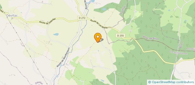 localisation de l'entreprise MONSIEUR VALENTIN ESCANDE  PAULHIAC