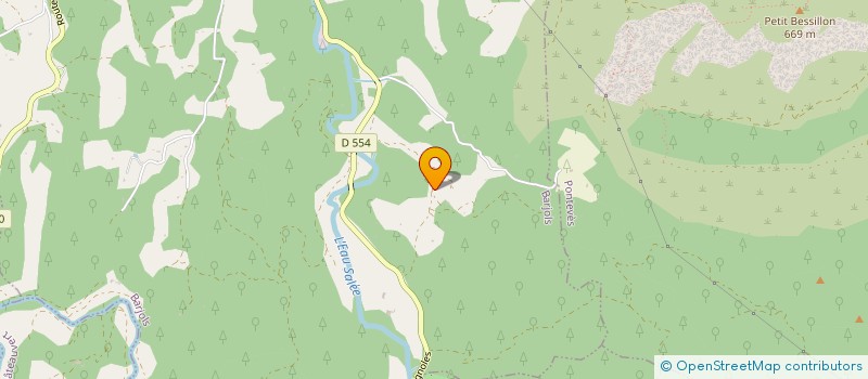 localisation de l'entreprise MONSIEUR VALENTIN FABIANI  BARJOLS