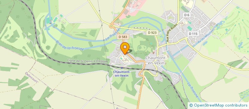 localisation de l'entreprise MONSIEUR VALENTIN FAGOT-WYTS  CHAUMONT-EN-VEXIN