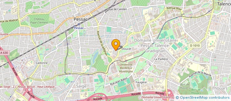 localisation de l'entreprise MONSIEUR VALENTIN FALQUE à PESSAC