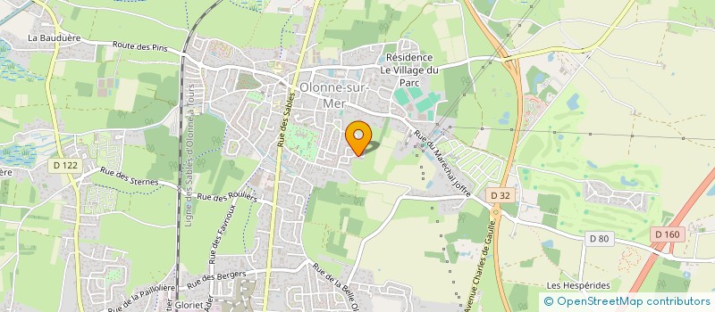 localisation de l'entreprise MONSIEUR VALENTIN FAVRELIERE  LES SABLES D'OLONNE