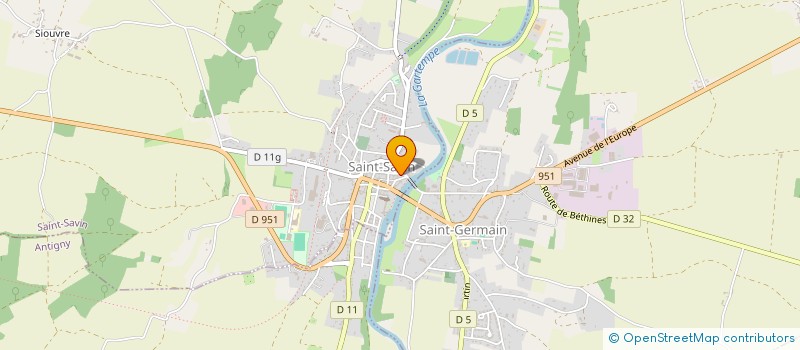 localisation de l'entreprise MONSIEUR VALENTIN FAYOLLE  SAINT-GERMAIN