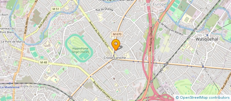 localisation de l'entreprise MONSIEUR VALENTIN FEDERICI  MARCQ-EN-BARUL