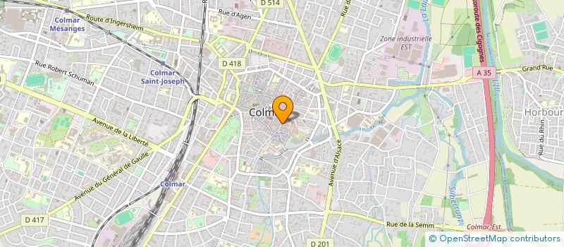 localisation de l'entreprise MONSIEUR VALENTIN FELLMANN  COLMAR