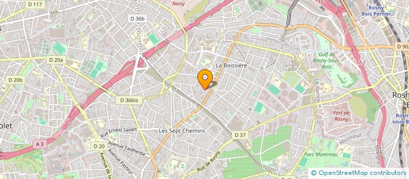 localisation de l'entreprise MONSIEUR VALENTIN FERNANDES à MONTREUIL