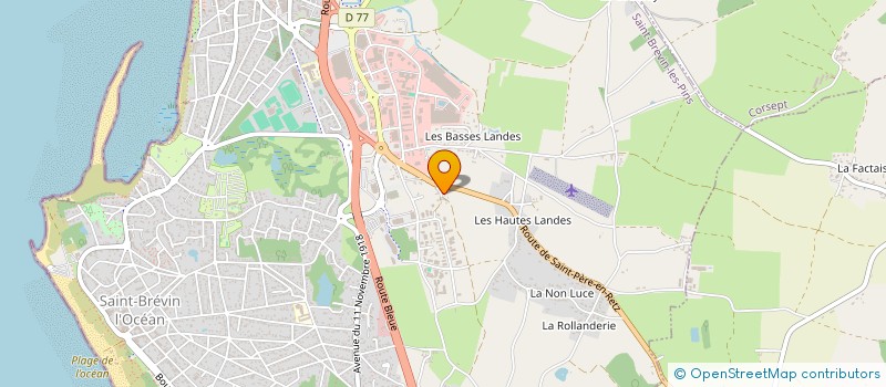 localisation de l'entreprise MONSIEUR VALENTIN FERRE à SAINT BREVIN LES PINS