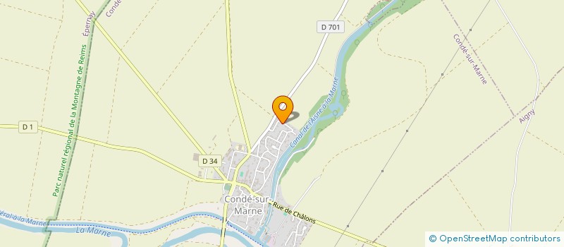 localisation de l'entreprise MONSIEUR VALENTIN FERY  CONDE-SUR-MARNE