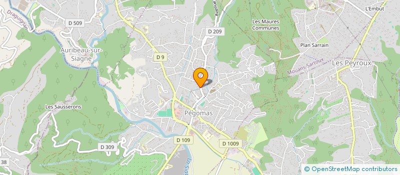 localisation de l'entreprise MONSIEUR VALENTIN FIARDO  PEGOMAS