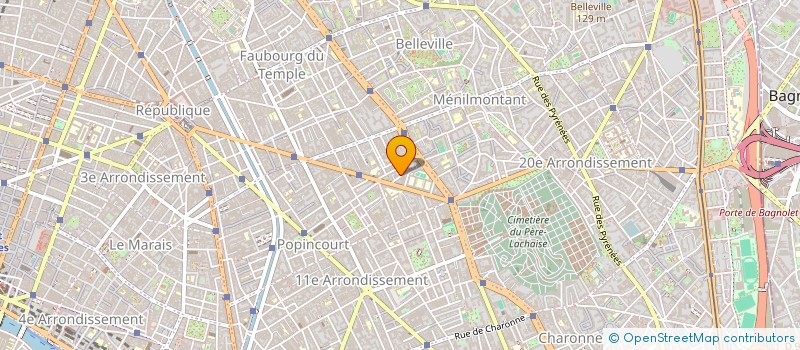 localisation de l'entreprise MONSIEUR VALENTIN FILATRE  PARIS