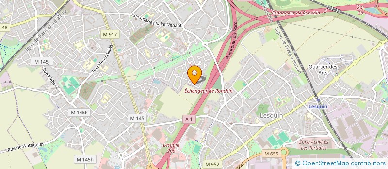 localisation de l'entreprise MONSIEUR VALENTIN FINOT  RONCHIN