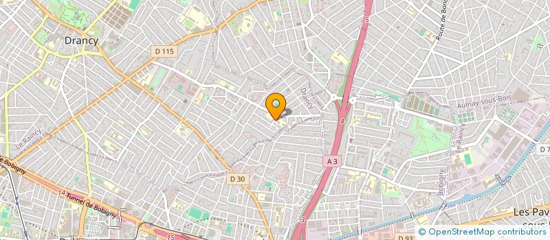 localisation de l'entreprise MONSIEUR VALENTIN FLAMANT  DRANCY