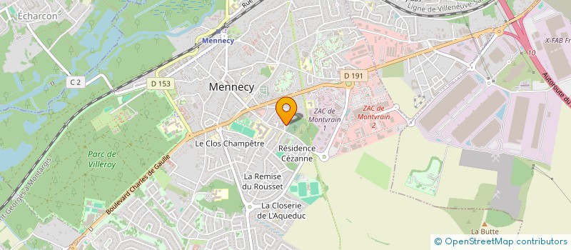 localisation de l'entreprise MONSIEUR VALENTIN FOUCAUT à MENNECY