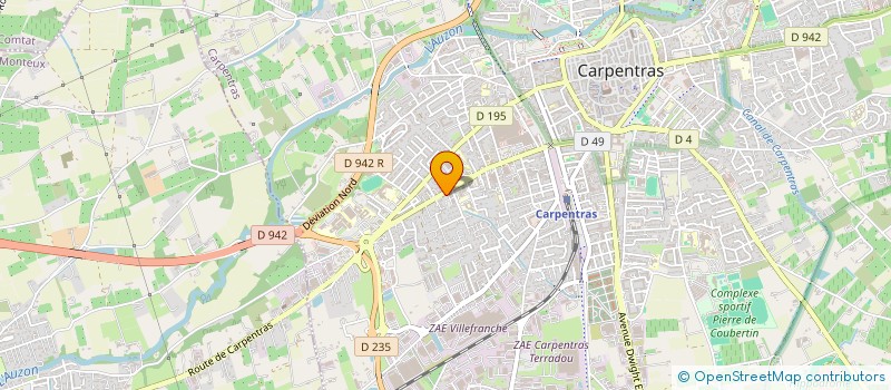 localisation de l'entreprise MONSIEUR VALENTIN FOUCHE à CARPENTRAS