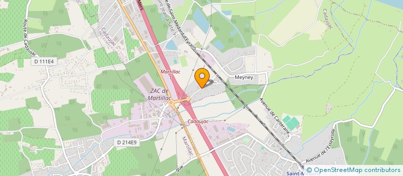 localisation de l'entreprise MONSIEUR VALENTIN FOUQUE  CADAUJAC